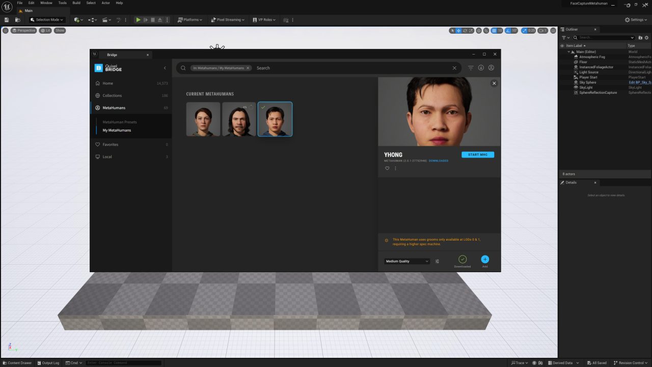 บันทึก Mocap ใบหน้าไปใช้กับ Meta Human ด้วย Rokoko Face Capture ...